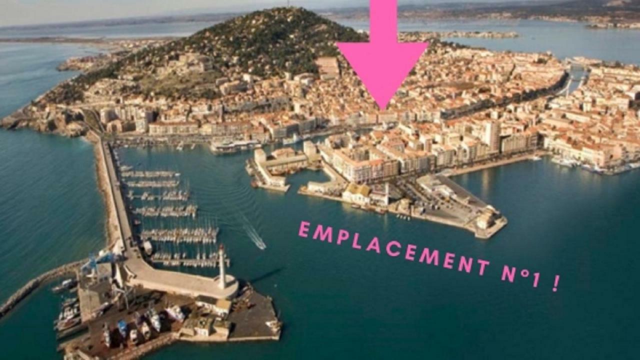 Magnifique Appart 102 M2 Au Bord De L'Eau Hyper Centre Sète Kültér fotó